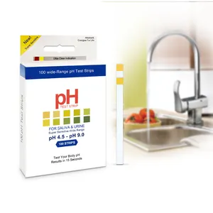 PH 테스트 물 타액 ph 테스트 스트립 소변 pH 테스트 키트 4.5-9.0