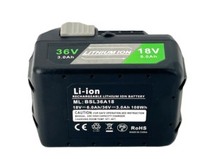 Thay thế pin cho hikoki Hitachi 18V/36V bsl36a18 bsl36b18 công cụ điện pin - Product Image 5