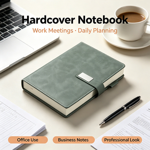 Sheng Kang Packaging Hardcover Notebook Set PU <b>Leather</b> Journal Elastic Band Custom Logo Multiple Colors - Product Image 4