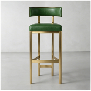 <span class=keywords><strong>Tabouret</strong></span> <span class=keywords><strong>de</strong></span> <span class=keywords><strong>bar</strong></span> <span class=keywords><strong>de</strong></span> luxe personnalisé, structure en métal doré <span class=keywords><strong>brossé</strong></span>, <span class=keywords><strong>tabouret</strong></span> <span class=keywords><strong>de</strong></span> comptoir en similicuir vert pour <span class=keywords><strong>bar</strong></span>, pub, îlot <span class=keywords><strong>de</strong></span> cuisine, café, restaurant - Product Image 5