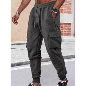 Pantalones Cargo Dongfei para Hombre, Cintura Elástica Reforzada, con Bolsillos, Estilo Casual para Trabajo, Transpirables, para Primavera y Otoño - Product Image 5