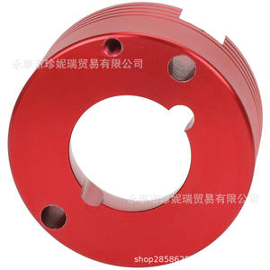 Adaptador de filtro de aire de aluminio rojo, espaciado de orificios de 52mm para mejora de la admisión de motocicletas Predator 301cc 420cc - Product Image 1