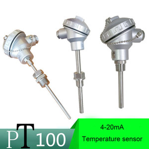 Platina Thermische Weerstand <span class=keywords><strong>Sensor</strong></span> Sensing Zender Sonde Gepantserde Warmte PT100 Temperatuur Zender - Product Image 4