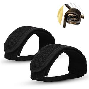 Ztc471 – paire de couvre-pédales de vélo noirs antidérapants, pour sangles de retenue de pédales de vélo multi-usages - Product Image 4