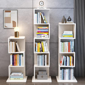 Estantería de pie de madera maciza multicapa, Simple estante de almacenamiento de diseño para dormitorio, sala de estar, libro para niños - Product Image 3