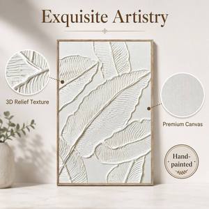 Dipinti su tela ad olio personalizzati realizzati in fabbrica <span class=keywords><strong>con</strong></span> cornice a mano PS arte della parete <span class=keywords><strong>con</strong></span> Design a foglia per l'arredamento della casa - Product Image 4