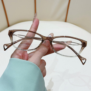 Cat Eye Full Rim TR90 Eyeglasses <b>Frame</b> G6025 Lightweight Fashion Trend Women's Decorative Glasses - Product Image 2