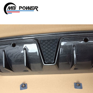 Lame de pare-choc arrière en fibre de carbone, accessoire de voiture, C-CLASS W205 C63 style B, noir, 2014y C63, <span class=keywords><strong>prix</strong></span> d'usine - Product Image 4