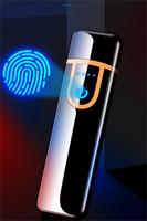 Briquet Électronique USB Rechargeable à Écran Tactile Intelligent, Prix Abordable