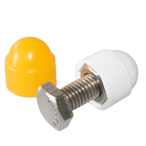 Bouchon à vis en plastique Bocast blanc, hexagonal intérieur, rond extérieur, pour usage industriel, qualité A - Product Image 2