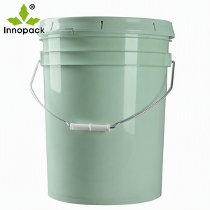 Empty 20L Virgin PP <b>Plastic</b> White Paint chemical <b>Buckets</b> <b>with</b> Spout <b>Lid</b> - Product Image 3