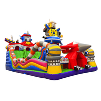 Grand château gonflable pour enfants, aire de jeux intérieure et extérieure, structure en PVC durable, certifié CE, sûr et actif
