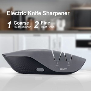 Professionele 2 in 1 Elektrische Messenslijper Automatische Diamanten Messenslijper Antislip Keuze Keukenslijper Tool - Product Image 2