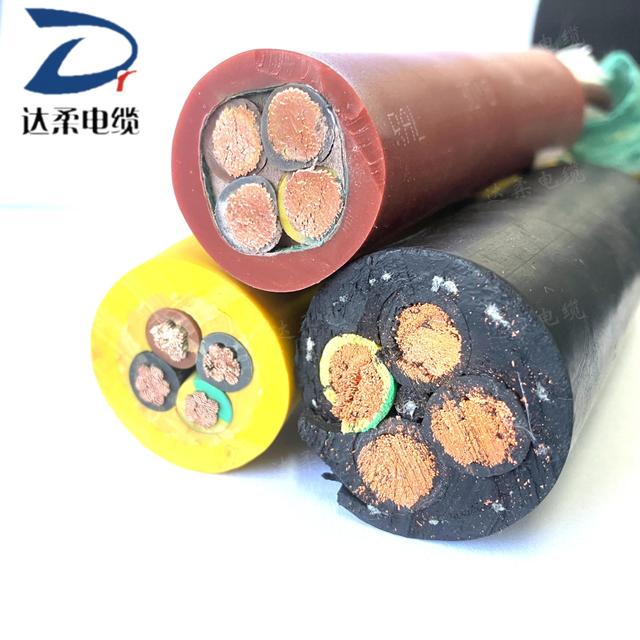 Type 245 1.1 6.6kv Tinned Copper Flexible Mining Reeling Power Cable PE Insulated PUR/EPR Sheath CE ROHS for Underwater
