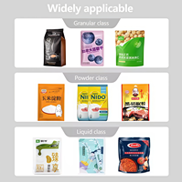 Machine de remplissage entièrement automatique pour sachets Doypack préformés, pour l'emballage de sauces alimentaires, de pâte de piment granulaire et de base pour fondue chinoise