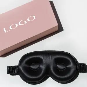 New Arrival Silk 3d Eye Mask Wholesale Mulberry 3d Silk Eye Mask Breathable 3d Silk Eyemask