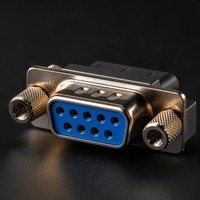 Câble de modem série RS232 DB9 femelle-femelle de 1 m, câble croisé TX RX pour machine industrielle CNC, programmation PLC