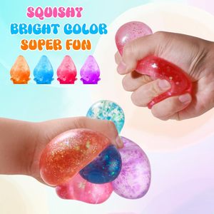 Drop <b>Squishy</b> Blue Water Drop Shape TPE Stress Relief Toy For Kids Age 5 7 Years Unisex Sensory Fidget Toy - Product Image 2