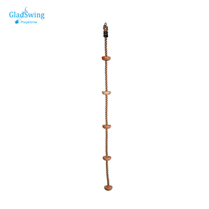 Gladswing Hot Bán Trẻ Em Của Ngoài Trời Và Trong Nhà Sân Chơi Đơn Giản Leo Dây Thừng Với Knots Gỗ Đu Bộ - Product Image 1