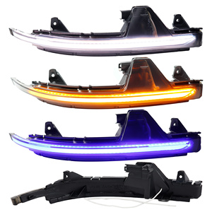 Feux de signalisation dynamiques clignotants bleus et blancs pour <span class=keywords><strong>Audi</strong></span> A7 S7 RS7 11-2017, clignotants séquentiels LED - Product Image 1