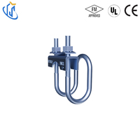 Collier de serrage latéral rapide UTT13 UL FM approuvé Sch 10 Sch 40 en acier au carbone électrogalvanisé pour NFPA13