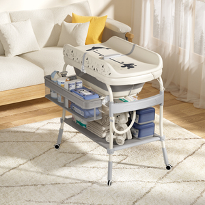 <span class=keywords><strong>Table</strong></span> à <span class=keywords><strong>langer</strong></span> nouveau-né de haute qualité, nouveau style, ensemble <span class=keywords><strong>baignoire</strong></span> spa bébé <span class=keywords><strong>pliable</strong></span>, siège en plastique maillé <span class=keywords><strong>pliable</strong></span>, alimentation manuelle par tétine - Product Image 1