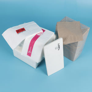 무료 샘플 도매 럭셔리 품질 게스트 핸드 타월 점심 저녁 식사 테이블 케어 주방 일회용 종이 냅킨 사용자 정의 로고 - Product Image 2