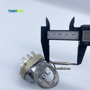 Lò nướng bếp phần 380V 16A 200cm dây 6 pins 50-300 độ an toàn kiểm soát nhiệt độ giới hạn nhiệt độ nhiệt với núm - Product Image 3