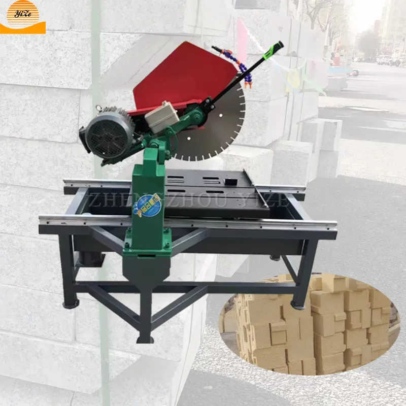 High quality 45 degree marble and large diesel quarry water jet granit stone slab block cutting machine