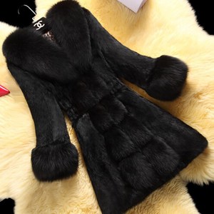 Cappotti invernali da <span class=keywords><strong>donna</strong></span> di alta qualità lungo pelliccia sintetica da <span class=keywords><strong>donna</strong></span> pesanti <span class=keywords><strong>Trench</strong></span> <span class=keywords><strong>oversize</strong></span> da <span class=keywords><strong>donna</strong></span> di lusso - Product Image 5