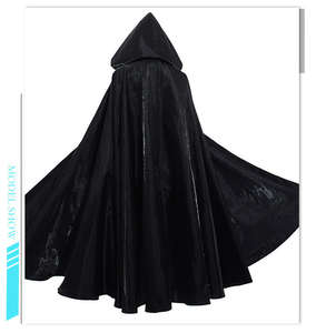 Costume Cosplay d'Halloween Cape de Sorcière Médiévale à Capuche <span class=keywords><strong>Hocus</strong></span> <span class=keywords><strong>Pocus</strong></span> Cadeau de Noël pour Enfants Cape de Fête - Product Image 3
