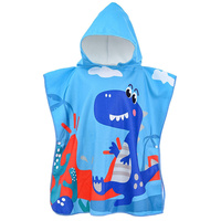 Serviette de bain pour enfants Cape à capuche Cape peignoir natation plage absorbant l'eau séchage rapide serviette de plage Poncho pour enfants