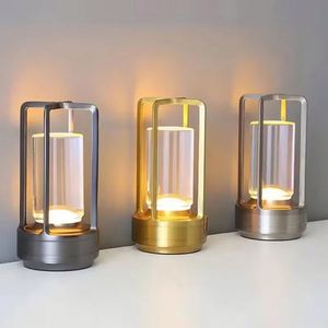 Crystal Lamp Plastic <b>Bedside</b> <b>Table</b> Bedroom <b>Led</b> Touch <b>Table</b> Lamp Restaurant Decoration Atmosphere Night Light - Product Image 1