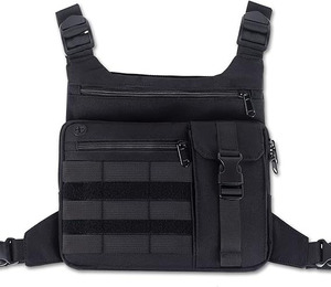 Échantillon gratuit, vente en gros d'usine, sac de poitrine tactique de sport tendance, sac de poitrine croisé, sac de poitrine - Product Image 1