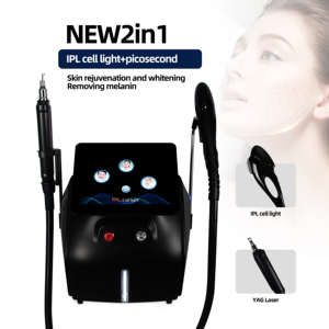 Máquina de Eliminación de Tatuajes 2 en 1 Piocolaser de Escritorio con Mango IPL para Depilación de Cejas, Eliminación de Lunares, Lifting y Reafirmación de la Piel - Product Image 6