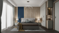 Lemari Pakaian Mewah ODIN Dapat Disesuaikan untuk Kamar Tidur. Lemari Pakaian Kayu Desain Baru Level E0