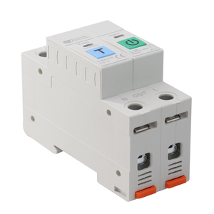 63A Tuya Electric 2P AC90-300V <span class=keywords><strong>30mA</strong></span> Smart WiFi Wireless Timer Schalter Energie KWH Meter Überlast Erdschluss schutz - Product Image 5