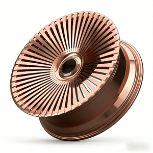 Jantes forgées multi-rayons CW-1001 en or rose, 15-26 pouces, pour voitures particulières <span class=keywords><strong>Audi</strong></span> <span class=keywords><strong>Q8</strong></span>, Tesla Model 3, Range Rover Sport, BMW Série 3 - Product Image 3