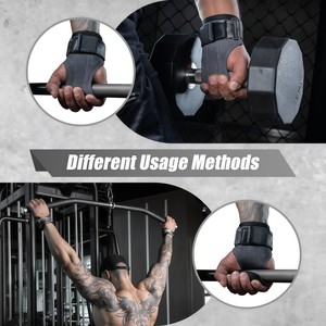 Agarraderas de Levantamiento de Pesas con Logotipo Personalizado al por Mayor, Agarraderas de Gimnasio Antideslizantes Profesionales, Precio Directo de Fábrica, Servicio OEM, MOQ Bajo - Product Image 5
