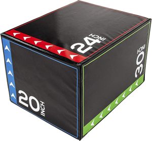 Caja Pliométrica CZFIT L-41 3 en 1 de Espuma Suave de Alta Densidad - Cubierta de PVC Resistente, Altura Ajustable, Color Negro - Product Image 6