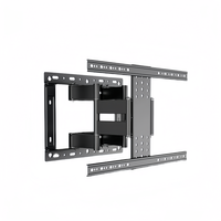 Gran oferta, elegante soporte de pared de TV giratorio de movimiento completo, soportes de TV de acero de Metal retráctil para plasma LCD