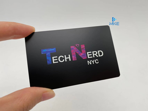 איכות מעולה עסקים כרטיס מראה זהב אלומיניום כרטיס ביקור הדפסת מתכת כרטיס ביקור - Product Image 2