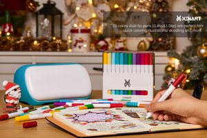 <span class=keywords><strong>Stylos</strong></span> à pointe fine pour <span class=keywords><strong>Cricut</strong></span> Joy /Joy Xtra dessin d'écriture 33 <span class=keywords><strong>stylos</strong></span> marqueurs à double pointe colorés 0.4 + 1.0 pointes, 36 paquets - Product Image 4