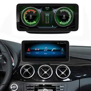 Sistem Multimedia GPS mobil navigasi Android, layar 10.25 inci untuk pemutar Audio mobil Mercedes benz B Kelas B200 B180 W246