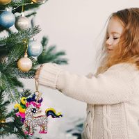 Collection de luxe exquise : Pendentif de Noël en alliage de zinc avec motif arbre de Noël, idéal comme décoration de porte-clés en métal