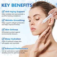 Sérum Visage Anti-Âge Instantané MOULIS Private Label Corée, Ampoule Anti-Rides à Base de Cellules Souches pour Raffermir la Peau