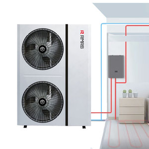 RMRB R32 R410A Réfrigérant 20KW <span class=keywords><strong>Split</strong></span> Type DC Inverter Source d'air <span class=keywords><strong>Chauffe</strong></span>-<span class=keywords><strong>eau</strong></span> à pompe à chaleur pour le chauffage et le refroidissement de la maison - Product Image 2