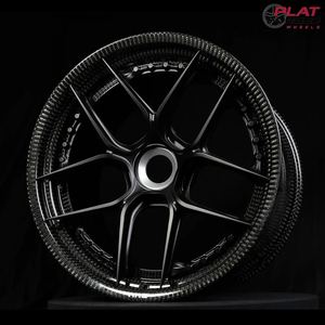 Jantes en fibre de carbone forgées sur mesure en 2 parties, 12 rayons, légères, haute performance, 20, 21, 22 pouces, compatibles avec McLaren - Product Image 1