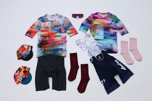 Ensemble de bavoirs et de maillot de cyclisme pour hommes imprimés par sublimation personnalisée pour les longues sorties kit de cyclisme à manches courtes maillot de vélo de <span class=keywords><strong>route</strong></span> - Product Image 2