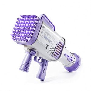 Pistolet à eau électrique en plastique ABS pour adultes et enfants, automatique et manuel, jouet d'été d'extérieur avec fonctions lumineuses, longue portée, multicolores - Product Image 1